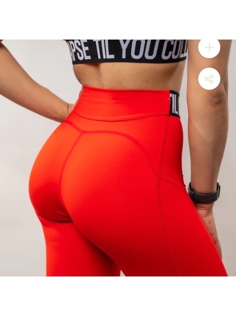 Effortless Branded Leggings Infrared- Buttery Soft/Second skin Feel! Women’s XS - Picture 6 of 11